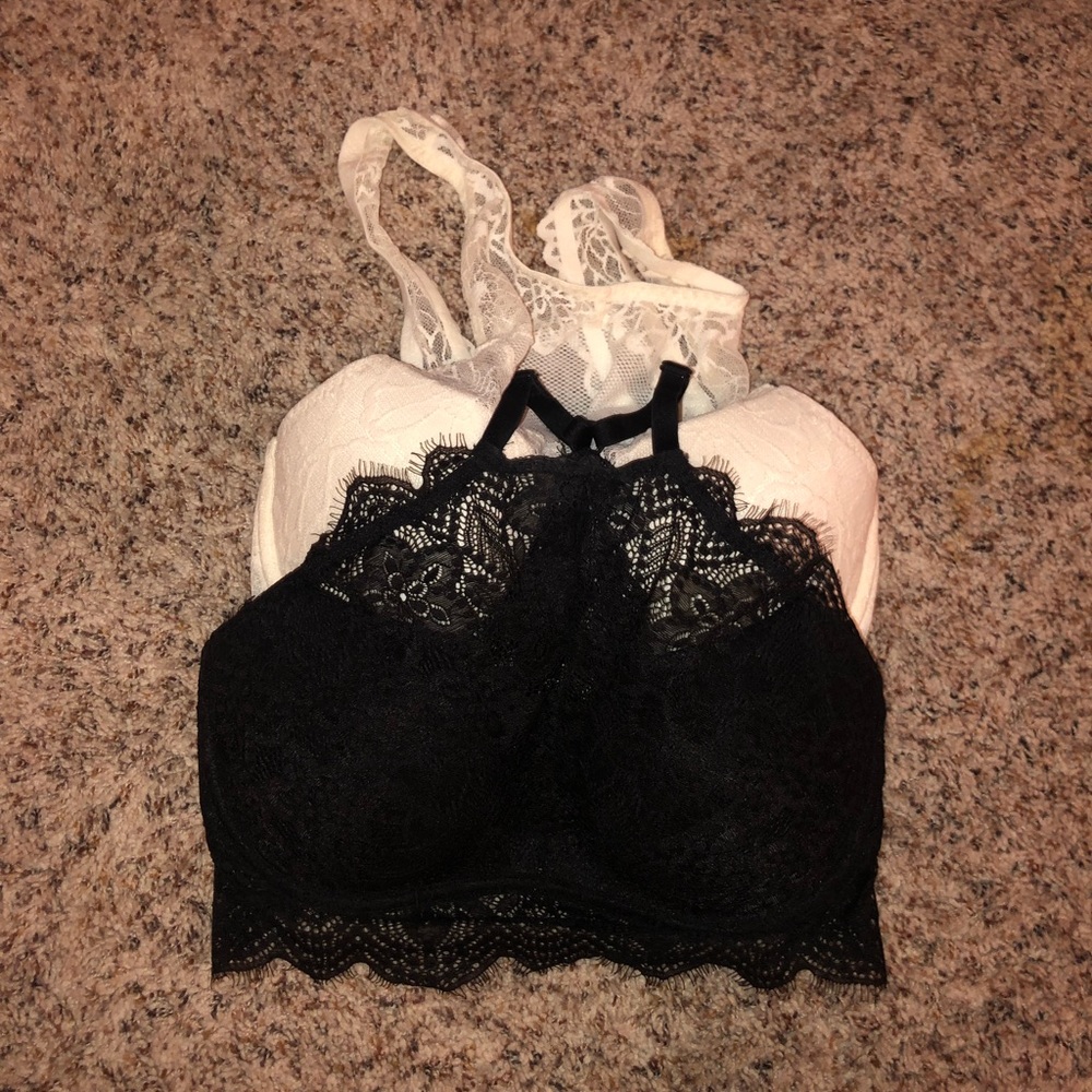 2 Victoria’s Secret high neck bralette